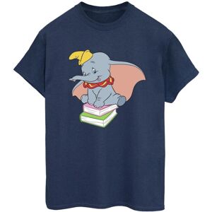Disney Dumbo Zit Op Boeken Navy Blauw XXL T-Shirt Disney Dumbo Zit Op Boeken Navy Blauw XXL T-Shirt