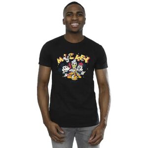Disney Mickey Mouse Group T-Shirt - Slim Fit, Black Disney Mickey Mouse Group T-Shirt - Slim Fit, Black