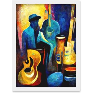 Artery8 - Abstract Jazz Blues - Oil Painting - Art Print Artery8 - Abstract Jazz Blues - Oil Painting - Art Print