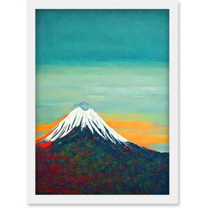 Artery8 - Mount Fuji Volcano Peak At Sunrise - Framed - Art Print Artery8 - Mount Fuji Volcano Peak At Sunrise - Framed - Art Print