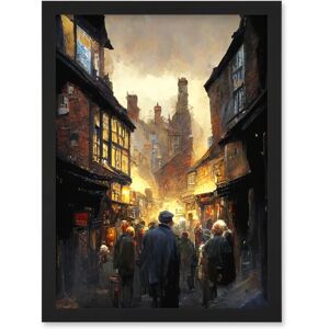 Artery8 - The Shambles York - A4 - Framed - Wall Art Artery8 - The Shambles York - A4 - Framed - Wall Art