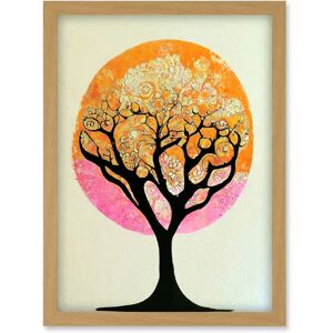Artery8 - Tranquil Tree Silhouette - Light Oak Artery8 - Tranquil Tree Silhouette - Light Oak
