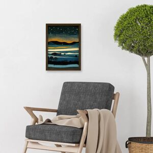 Artery8 - Star Filled Twilight Landscape - A4 - Framed - Wall Art Print Artery8 - Star Filled Twilight Landscape - A4 - Framed - Wall Art Print