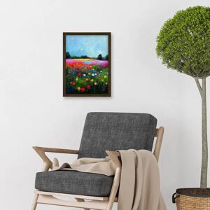 Artery8 - Delicate Meadow - Brown - A4 - Framed Wall Art Print Artery8 - Delicate Meadow - Brown - A4 - Framed Wall Art Print