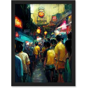 Artery8 - Khao San Road Bangkok Street Art - A4 - Wall Art Print Artery8 - Khao San Road Bangkok Street Art - A4 - Wall Art Print