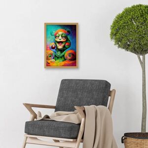 Artery8 - Psychedelic Stoned Clown - A4 - Art print Artery8 - Psychedelic Stoned Clown - A4 - Art print