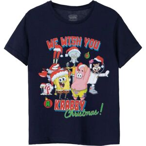 SpongeBob SquarePants Unisex Kids Short Sleeve T-Shirt - Krabby Christmas - T-Shirt SpongeBob SquarePants Unisex Kids Short Sleeve T-Shirt - Krabby Christmas - T-Shirt