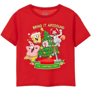 SpongeBob SquarePants Red Christmas Tree Kids T-Shirt - T-Shirt SpongeBob SquarePants Red Christmas Tree Kids T-Shirt - T-Shirt