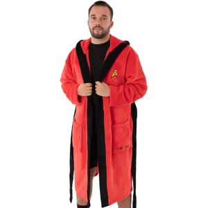 Star Trek Hooded Bathrobe - X-Large Red Men’s Robe Star Trek Hooded Bathrobe - X-Large Red Men’s Robe