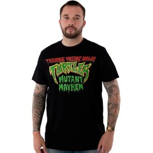 Vanilla Underground Teenage Mutant Ninja Turtles Black Mutant Mayhem Logo T-Shirt Vanilla Underground Teenage Mutant Ninja Turtles Black Mutant Mayhem Logo T-Shirt