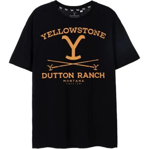 Yellowstone Dutton Ranch Black T-Shirt - T-Shirt Yellowstone Dutton Ranch Black T-Shirt - T-Shirt