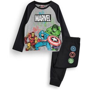 Vanilla Underground Marvel Boys Zestaw Piżam Z Długim Rękawem Z Długimi Nogawkami Czarny Hulk Kapitan Ameryka Ironman - Pyjama Set Vanilla Underground Marvel Boys Zestaw Piżam Z Długim Rękawem Z Długimi Nogawkami Czarny Hulk Kapitan Ameryka Ironman - Pyjama Set
