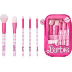 Barbie Pink Makeup Brush Set - Face & Travel Accessories Barbie Pink Makeup Brush Set - Face & Travel Accessories