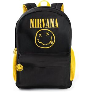 Nirvana Unisex Black Logo Backpack - Backpack Nirvana Unisex Black Logo Backpack - Backpack