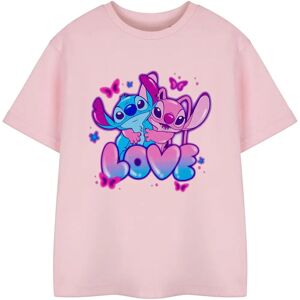 Disney Lilo & Stitch Pink Girls T-Shirt - Casual Wear Disney Lilo & Stitch Pink Girls T-Shirt - Casual Wear