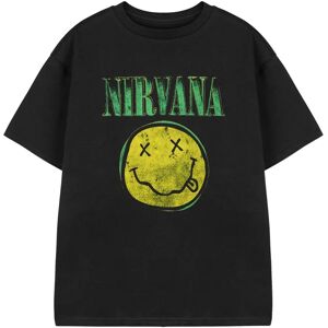 Nirvana Kids Black Yellow Logo Short Sleeve T-Shirt - Kids T-Shirt Nirvana Kids Black Yellow Logo Short Sleeve T-Shirt - Kids T-Shirt