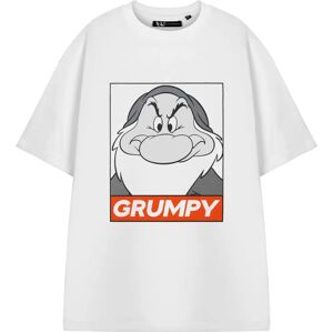 Disney Snow White Grumpy Men Short Sleeve T-Shirt White Disney Snow White Grumpy Men Short Sleeve T-Shirt White