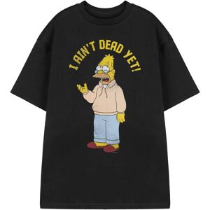 The Simpsons Abe Simpson Black Large T-Shirt The Simpsons Abe Simpson Black Large T-Shirt