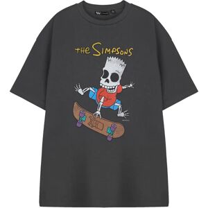 The Simpsons Mens Short Sleeve Grey Bart Halloween T-Shirt The Simpsons Mens Short Sleeve Grey Bart Halloween T-Shirt