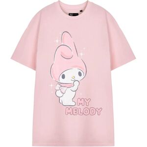Hello Kitty Womens Pink My Melody Short Sleeve T-Shirt - T-Shirt Hello Kitty Womens Pink My Melody Short Sleeve T-Shirt - T-Shirt
