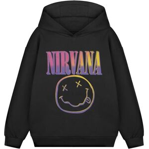 Nirvana Kids Black Sunset Logo Hoodie - Hooded Nirvana Kids Black Sunset Logo Hoodie - Hooded