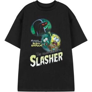 SpongeBob SquarePants Hash-Slinging Slasher Black T-Shirt - Unisex Casual Top SpongeBob SquarePants Hash-Slinging Slasher Black T-Shirt - Unisex Casual Top