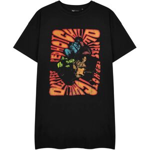 Red Hot Chili Peppers Black Short Sleeve T-Shirt Dress - Casual Style Red Hot Chili Peppers Black Short Sleeve T-Shirt Dress - Casual Style