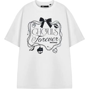 Monster High White Ghouls Forever Short Sleeved T-Shirt Monster High White Ghouls Forever Short Sleeved T-Shirt