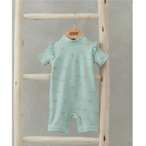 Mamas & Papas Lemon Short-Sleeve Rashsuit - Girls Swimwear Mamas & Papas Lemon Short-Sleeve Rashsuit - Girls Swimwear