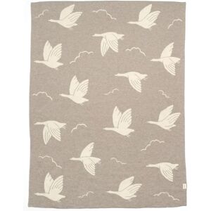 Mamas and Papas Welcome To The World Duckling Mocha Cotton Knitted Blanket Mamas and Papas Welcome To The World Duckling Mocha Cotton Knitted Blanket