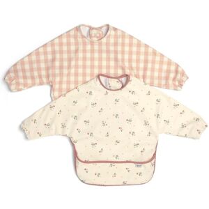 Mamas & Papas Long-Sleeved Bibs 2 Pack - Berry Picnic - Baby Bibs Mamas & Papas Long-Sleeved Bibs 2 Pack - Berry Picnic - Baby Bibs