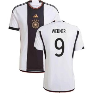 Adidas WERNER 9 Kids White Football Shirt - Football Adidas WERNER 9 Kids White Football Shirt - Football