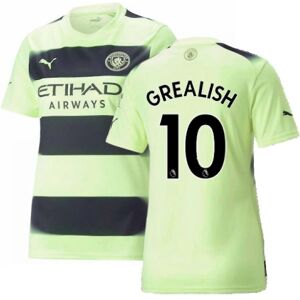 Puma GREALISH 10 Yellow Jersey - Third Manchester City 2022-2023 Puma GREALISH 10 Yellow Jersey - Third Manchester City 2022-2023