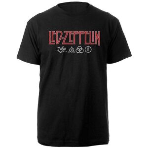 Led Zeppelin Unisex Symbols Logo T-Shirt - T-Shirt Led Zeppelin Unisex Symbols Logo T-Shirt - T-Shirt