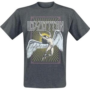 Led Zeppelin Icarus Cotton T-Shirt - Unisex Adult Dark Grey Led Zeppelin Icarus Cotton T-Shirt - Unisex Adult Dark Grey