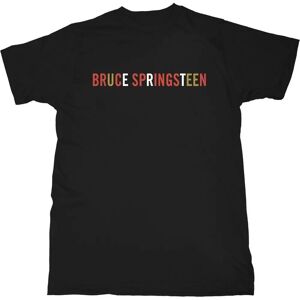 Bruce Springsteen Black Logo T-Shirt - Unisex Adult Clothing Bruce Springsteen Black Logo T-Shirt - Unisex Adult Clothing