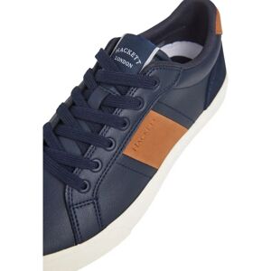 Hackett London Navy Leather Sneakers - Sneakers Hackett London Navy Leather Sneakers - Sneakers