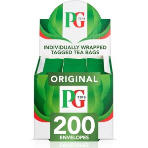 PG Tips Original 200 Tea Bags - Black Tea - Hygienic & Fresh PG Tips Original 200 Tea Bags - Black Tea - Hygienic & Fresh
