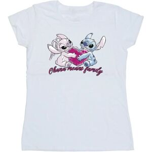 Disney Lilo Stitch Hart Met Engel Katoenen T-Shirt - T-shirt Disney Lilo Stitch Hart Met Engel Katoenen T-Shirt - T-shirt