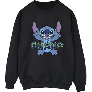 Disney Lilo And Stitch Ohana Blue Glitch Sweatshirt - Sweatshirt Disney Lilo And Stitch Ohana Blue Glitch Sweatshirt - Sweatshirt