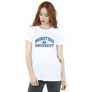 Disney Womens/Ladies Monsters University Logo Cotton Boyfriend T-Shirt - T-Shirt Disney Womens/Ladies Monsters University Logo Cotton Boyfriend T-Shirt - T-Shirt