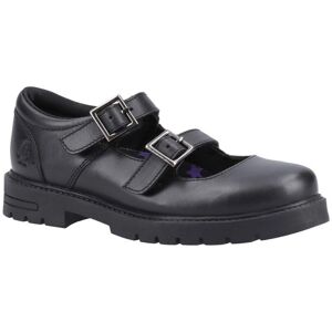 Hush Puppies Ella Junior leren school schoenen - Zwart - UK Maat 1 Hush Puppies Ella Junior leren school schoenen - Zwart - UK Maat 1
