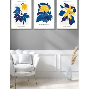 ARTZE - Flower Market - Light Grey Framed - Wall Art ARTZE - Flower Market - Light Grey Framed - Wall Art