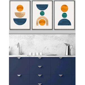 ARTZE - Mid Century Graphical Shapes - Wall Art ARTZE - Mid Century Graphical Shapes - Wall Art