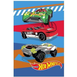 Couverture en polaire Hot Wheels Burn - Design voitures de course Couverture en polaire Hot Wheels Burn - Design voitures de course