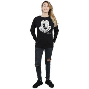 Disney Mickey Mouse Face Sweatshirt - S Black Disney Mickey Mouse Face Sweatshirt - S Black