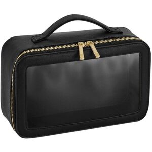 Bagbase Black Clear Toiletry Bag - Toiletry Bag Bagbase Black Clear Toiletry Bag - Toiletry Bag