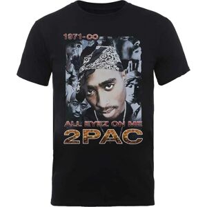 Pertemba Tupac Shakur Black Cotton T-Shirt - Apparel Pertemba Tupac Shakur Black Cotton T-Shirt - Apparel