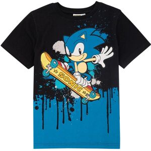 Lasten Sonic The Hedgehog T-Paita - Musta/Sininen Lasten Sonic The Hedgehog T-Paita - Musta/Sininen