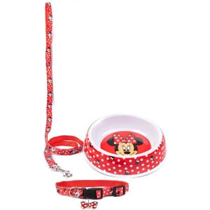 Minnie Mouse Dog Collar Set - Red/White/Black - Dog Collar Set Minnie Mouse Dog Collar Set - Red/White/Black - Dog Collar Set